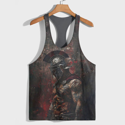 Warrior Spirit 3D Racerback Tank Top- TT01741