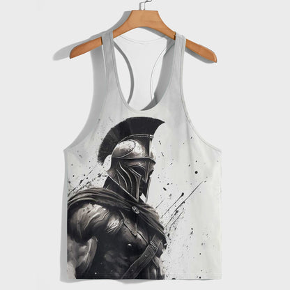 Warrior Spirit 3D Racerback Tank Top- TT01744