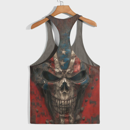 Skull 3D Racerback Tank Top- TT01771