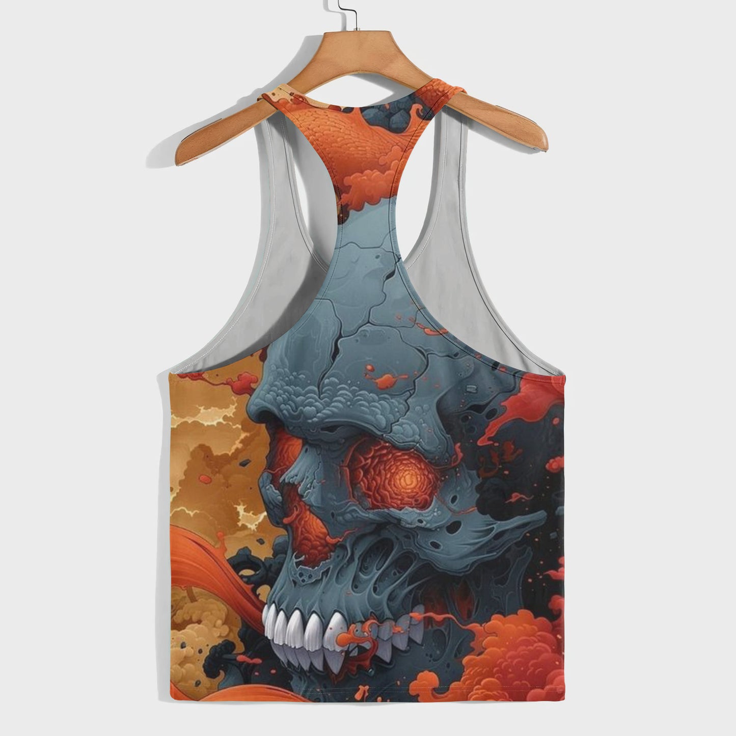 Skull 3D Racerback Tank Top- TT01780