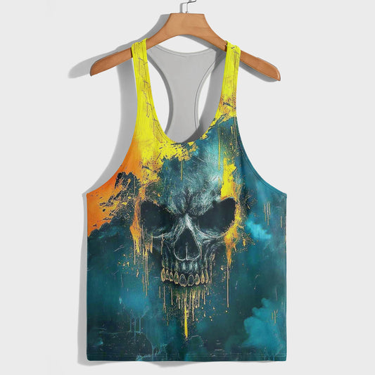 Skull 3D Racerback Tank Top- TT01783