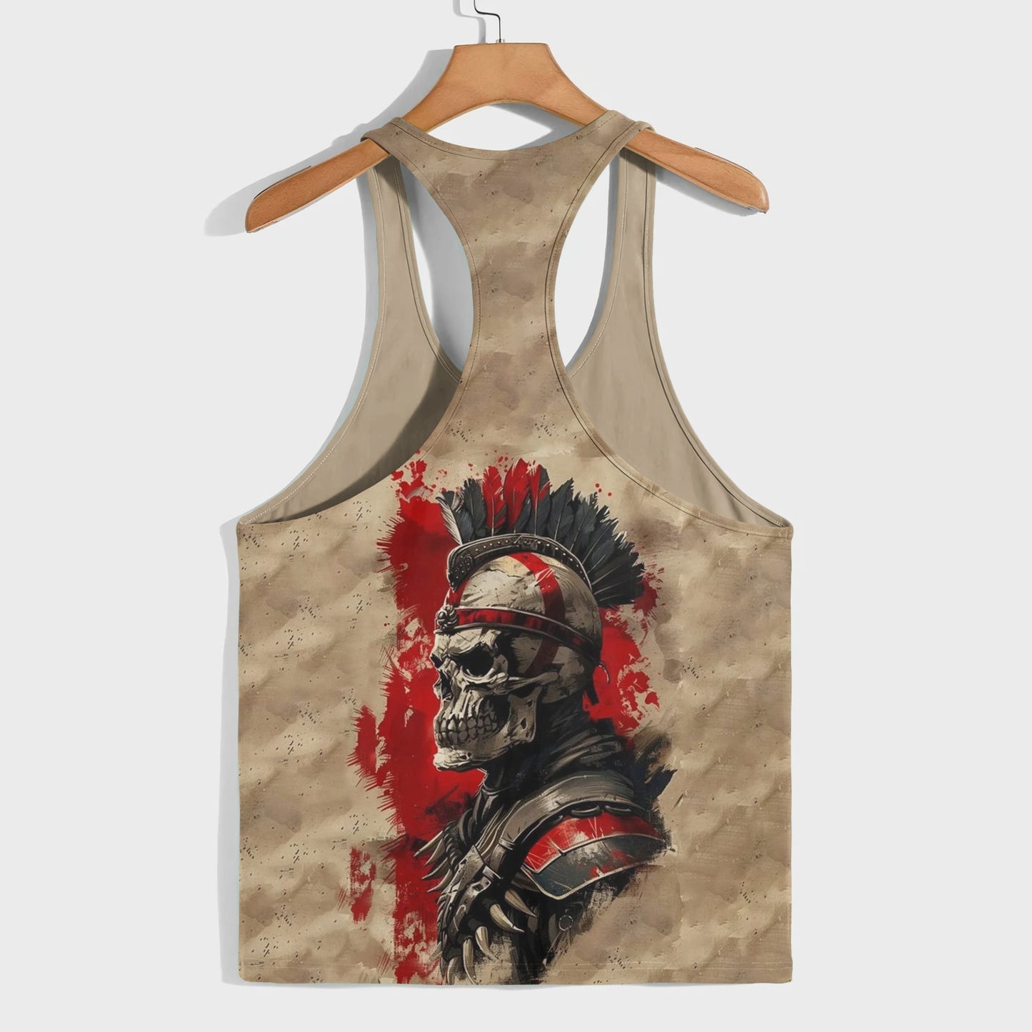 Skull 3D Racerback Tank Top- TT01791