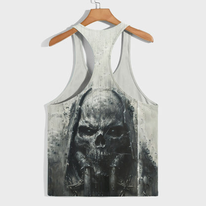 Skull 3D Racerback Tank Top- TT01794