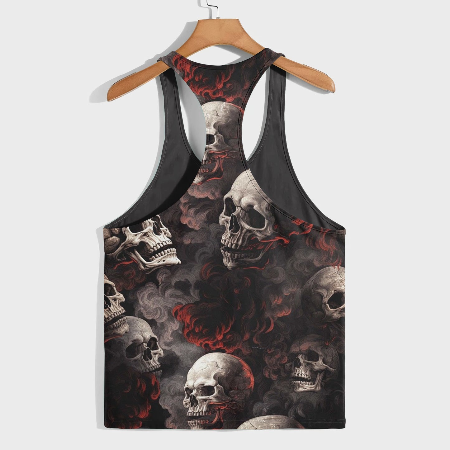 Skull 3D Racerback Tank Top- TT01795