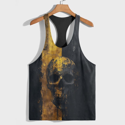 Skull 3D Racerback Tank Top- TT01798