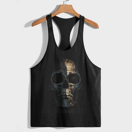 Skull 3D Racerback Tank Top- TT01799