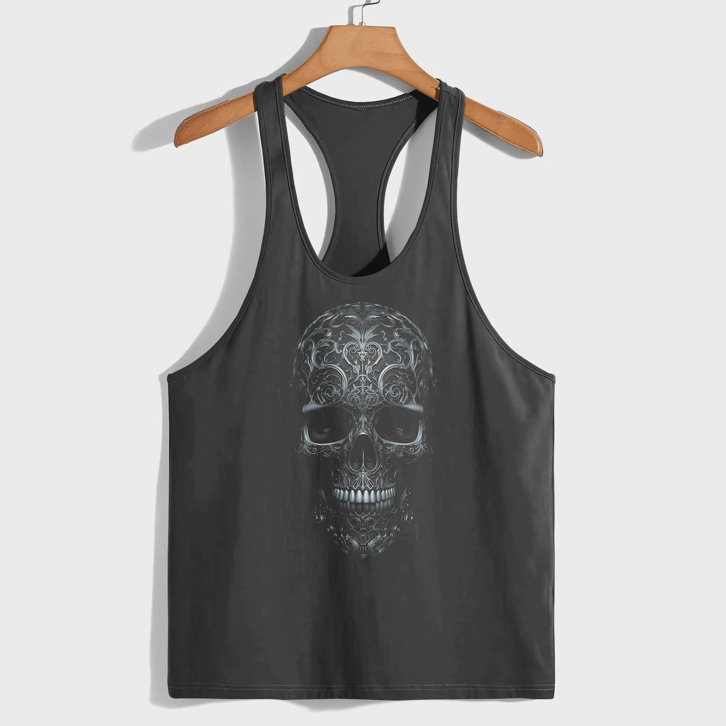 Skull 3D Racerback Tank Top- TT01805