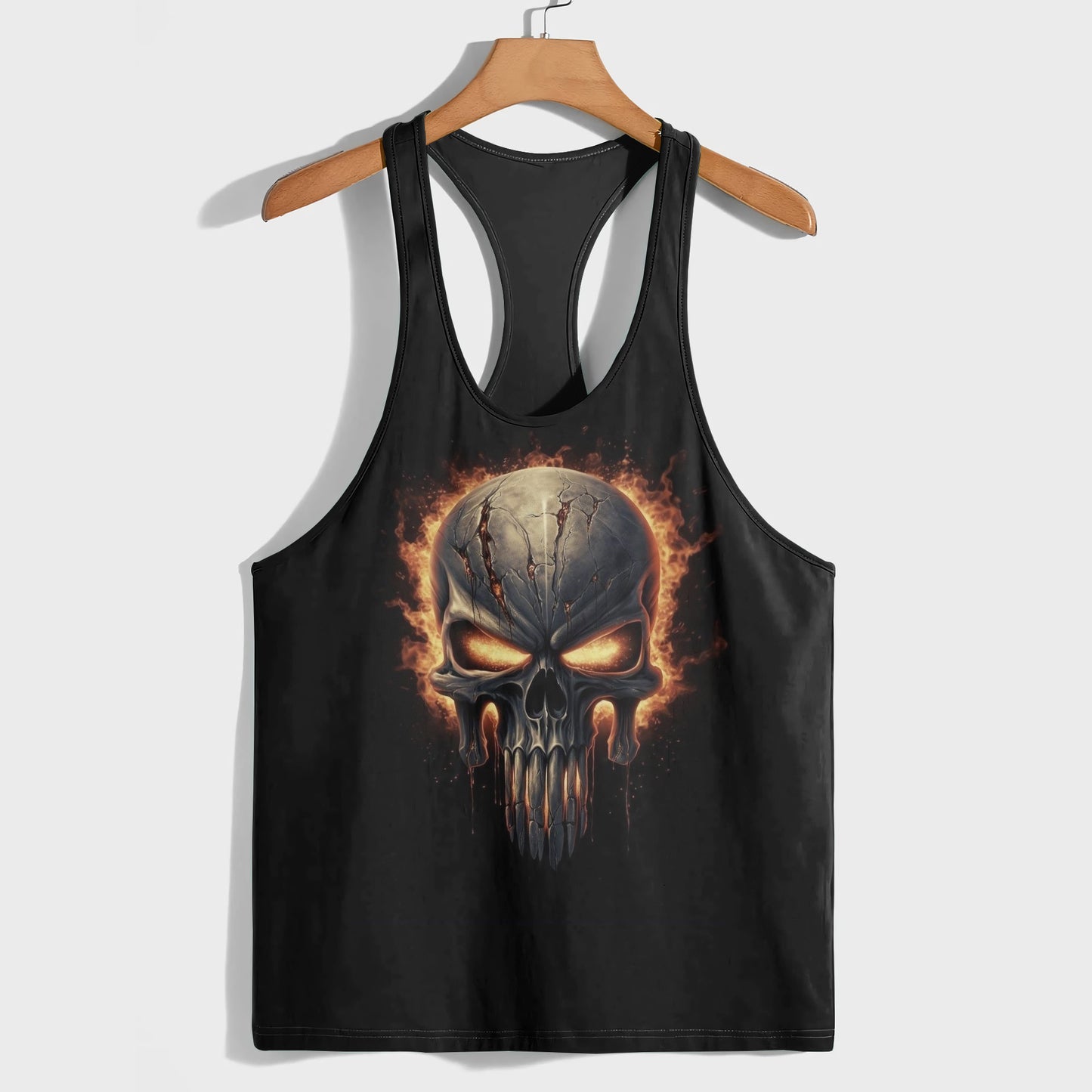 Skull 3D Racerback Tank Top- TT01809