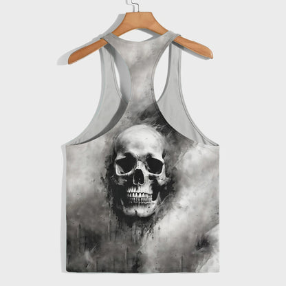 Skull 3D Racerback Tank Top- TT01810