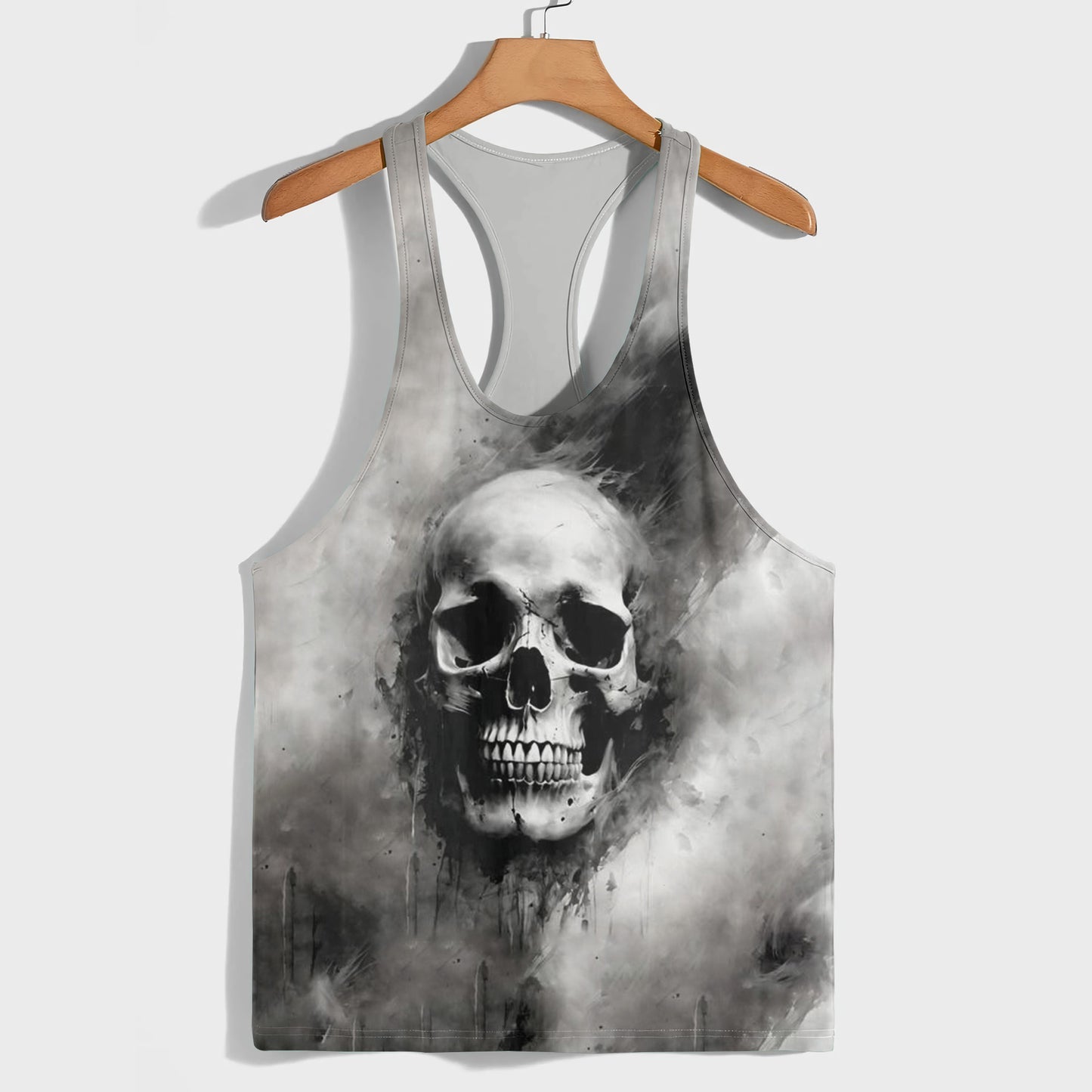 Skull 3D Racerback Tank Top- TT01810