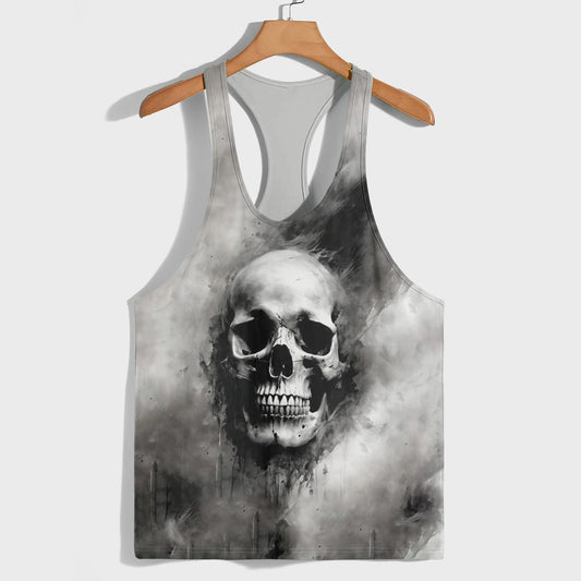 Skull 3D Racerback Tank Top- TT01810