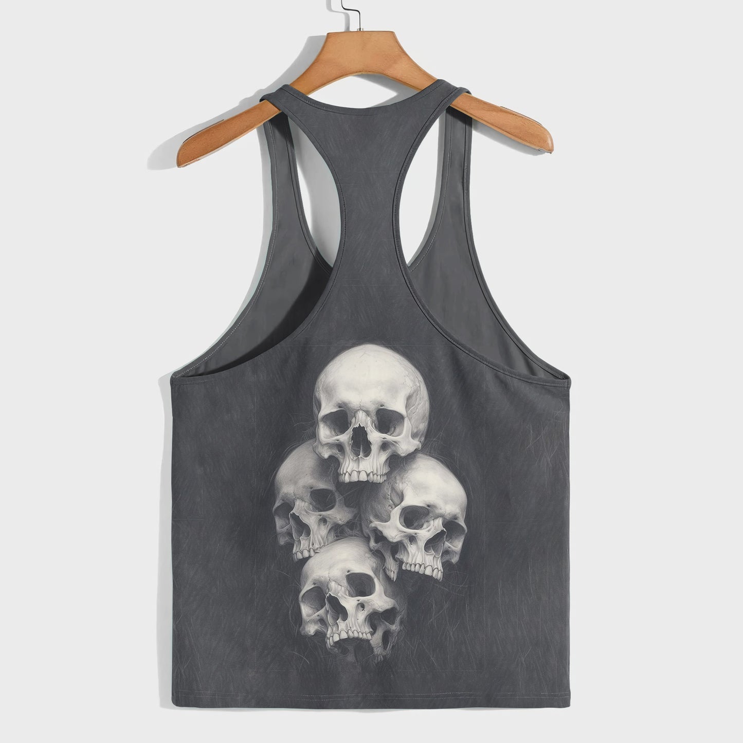 Skull 3D Racerback Tank Top- TT01812