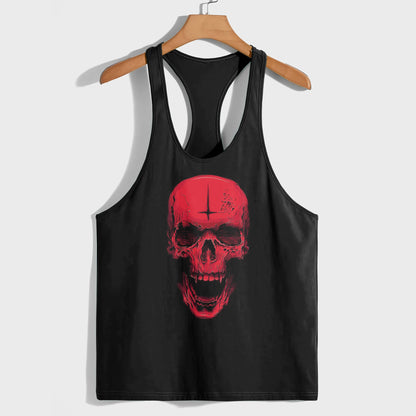 Skull 3D Racerback Tank Top- TT01813