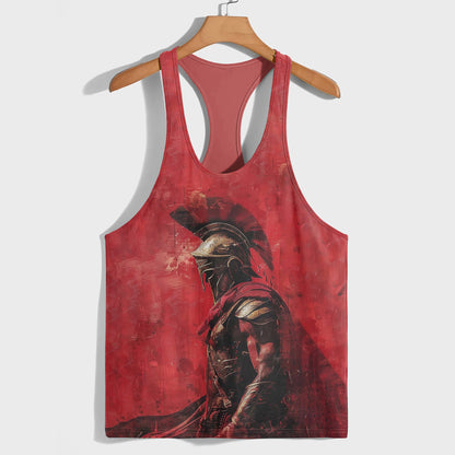 Warrior Spirit 3D Racerback Tank Top- TT01836