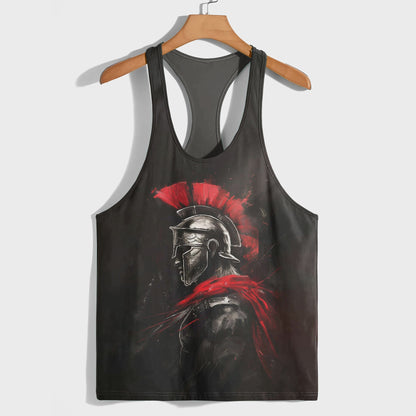 Warrior Spirit 3D Racerback Tank Top- TT01839