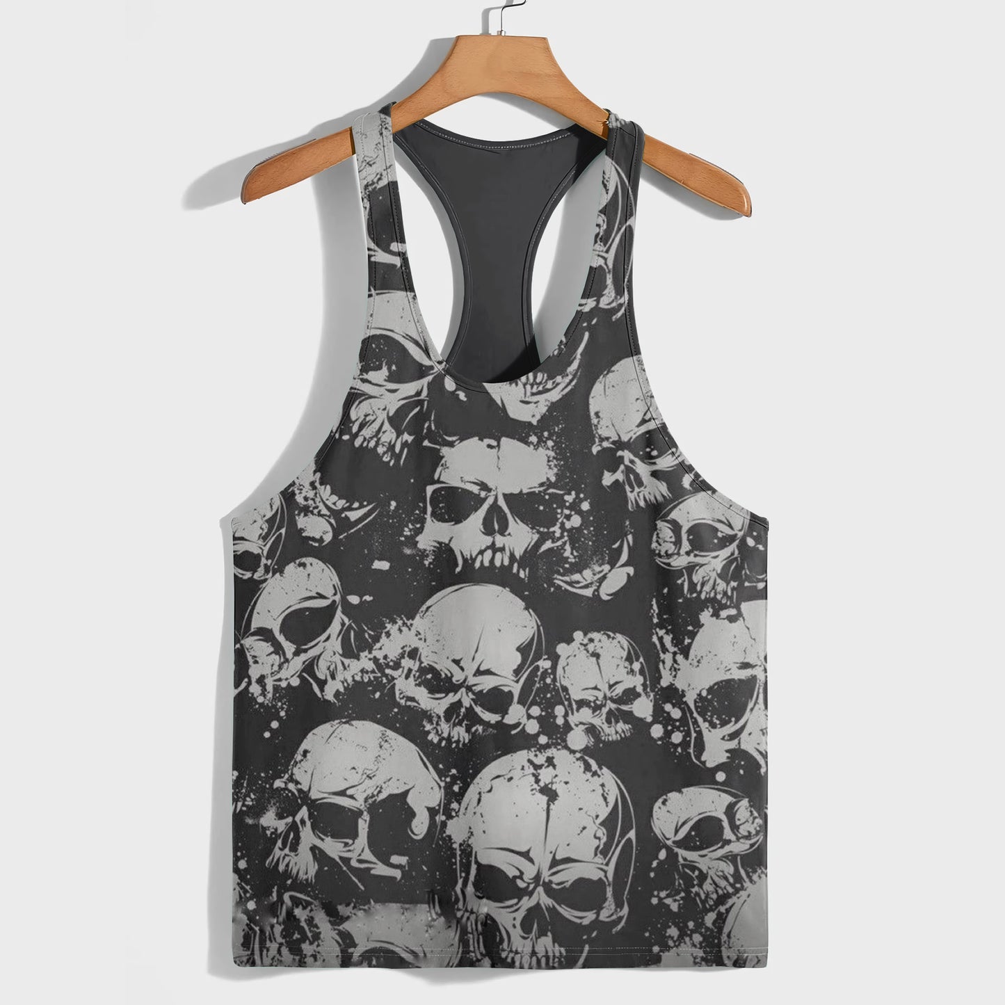 Skull 3D Racerback Tank Top- TT01844