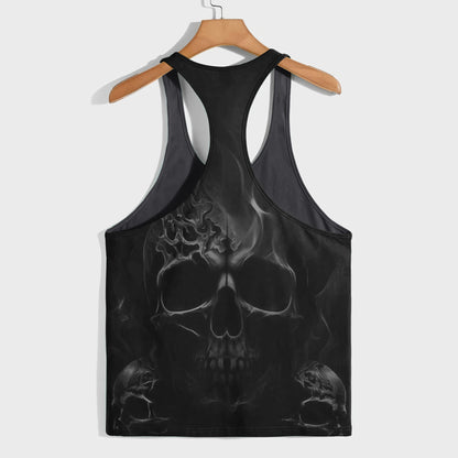 Skull 3D Racerback Tank Top- TT01848