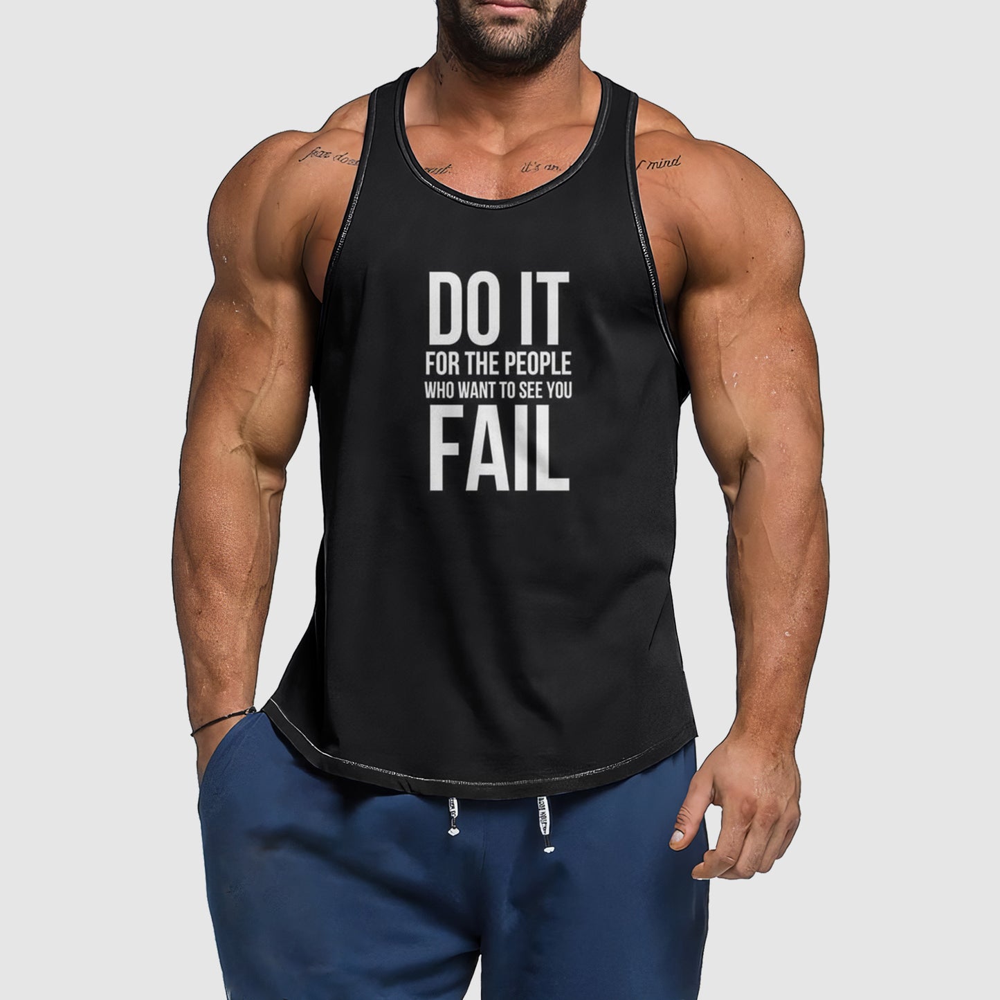 Ultimate Gym Tank Top for Men: Stay Cool and Comfy During Intense Workouts- TT01999