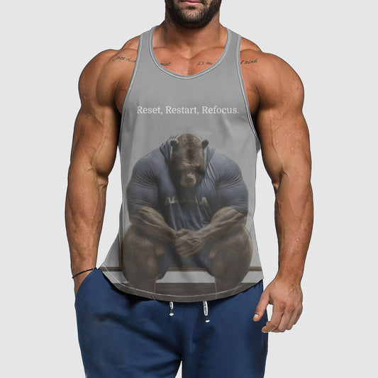 Ultimate Gym Tank Top for Men: Stay Cool and Comfy During Intense Workouts- TT02005