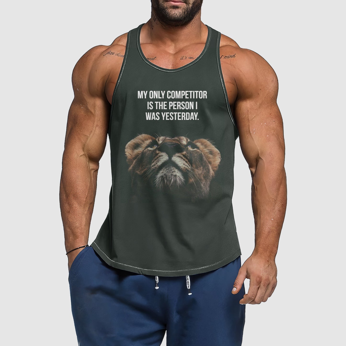Ultimate Gym Tank Top for Men: Stay Cool and Comfy During Intense Workouts- TT02028