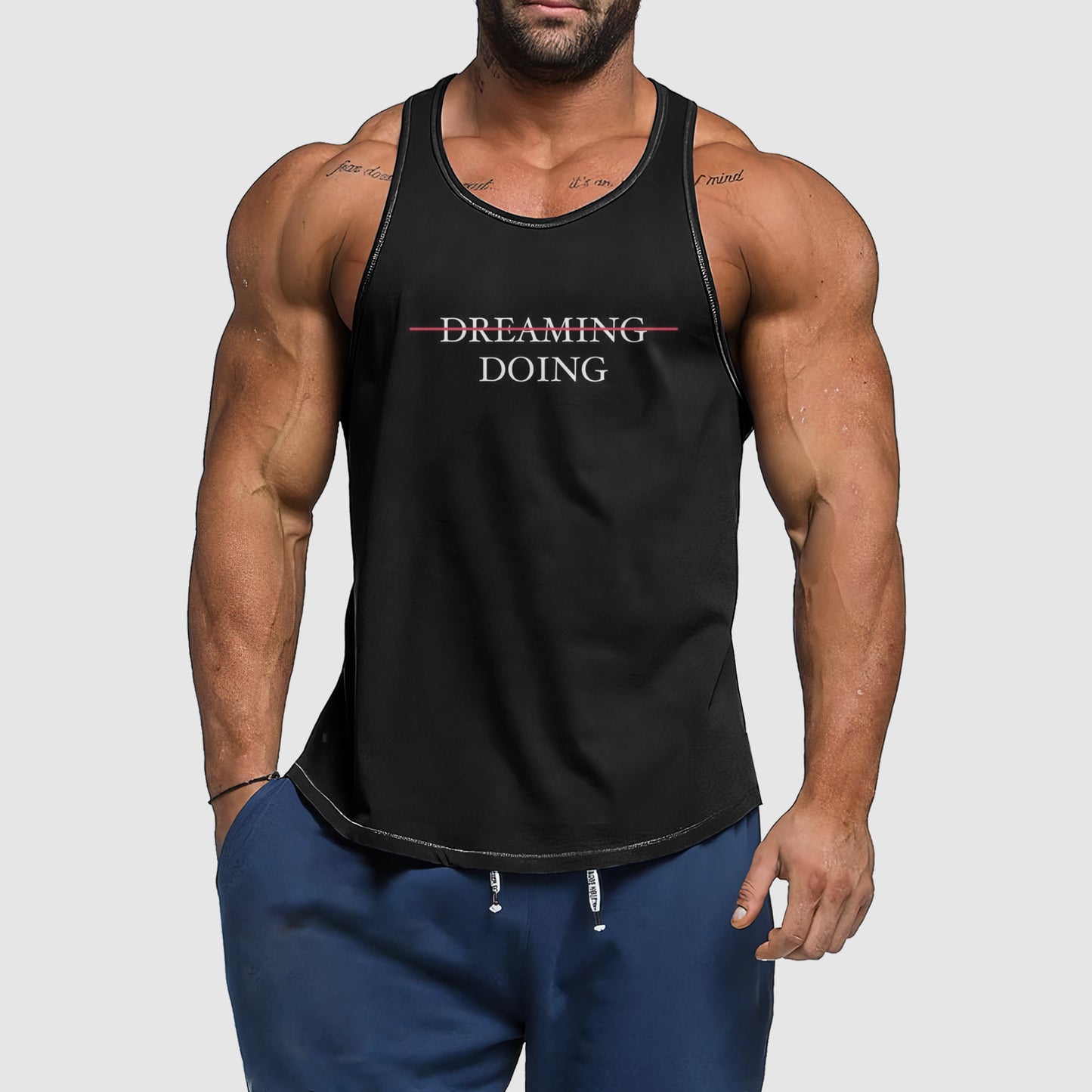 Ultimate Gym Tank Top for Men: Stay Cool and Comfy During Intense Workouts- TT02029