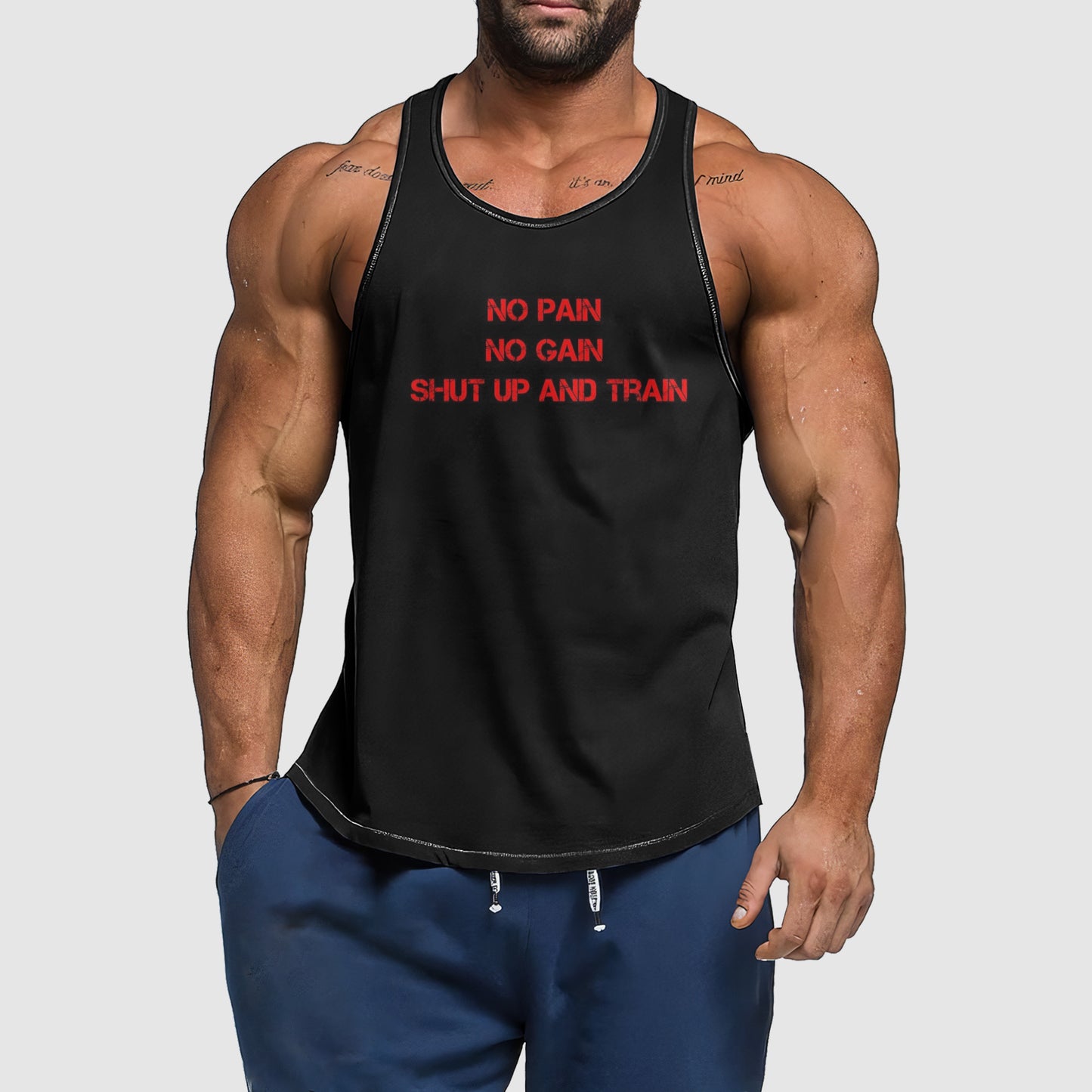 Ultimate Gym Tank Top for Men: Stay Cool and Comfy During Intense Workouts- TT02039
