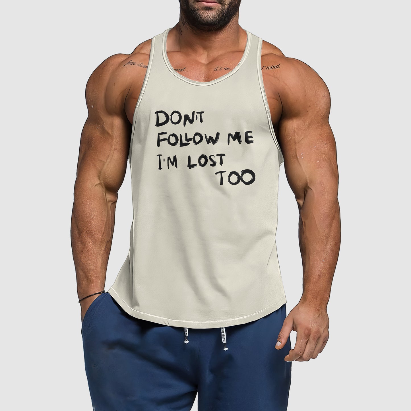 Ultimate Gym Tank Top for Men: Stay Cool and Comfy During Intense Workouts- TT02042