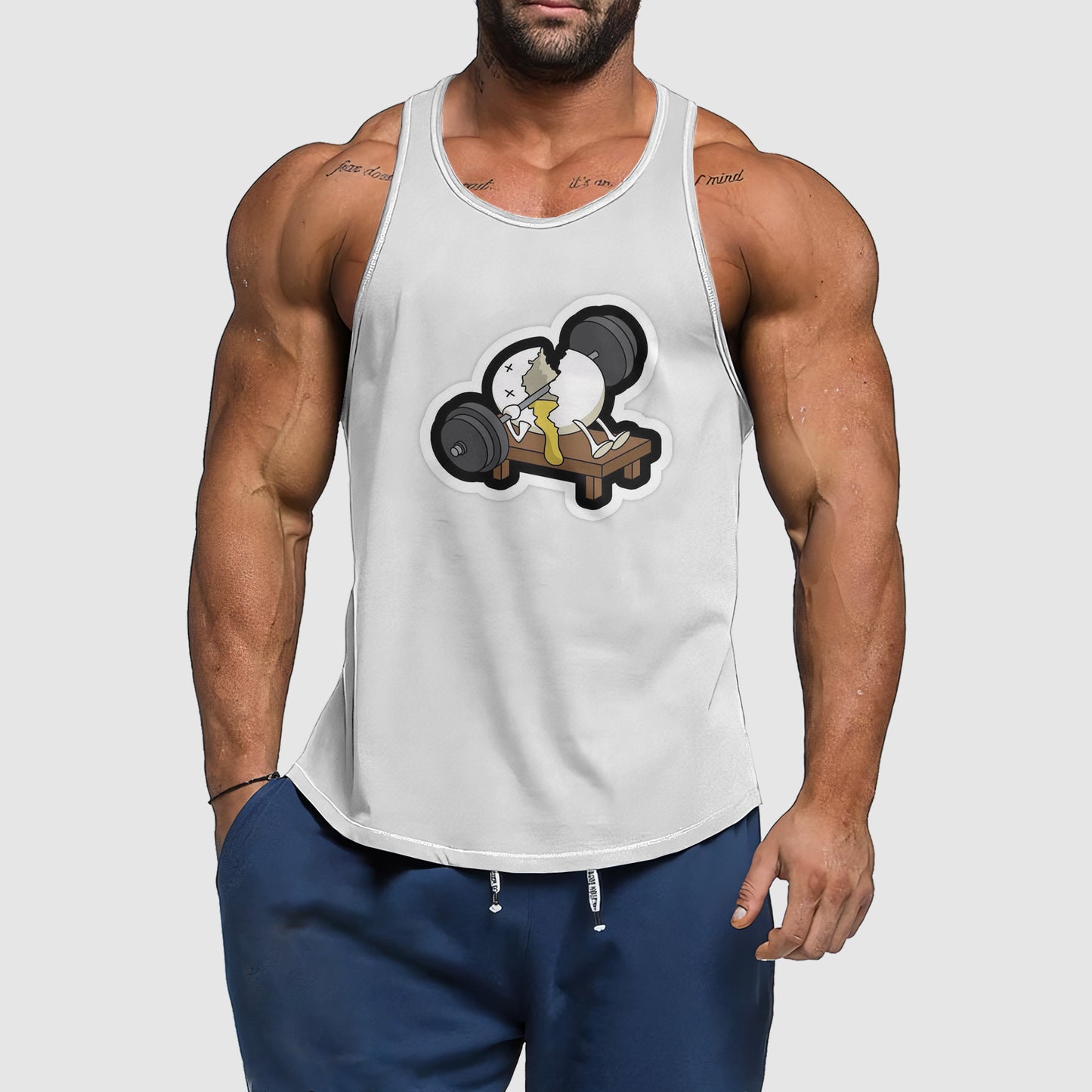Ultimate Gym Tank Top for Men: Stay Cool and Comfy During Intense Workouts- TT02051