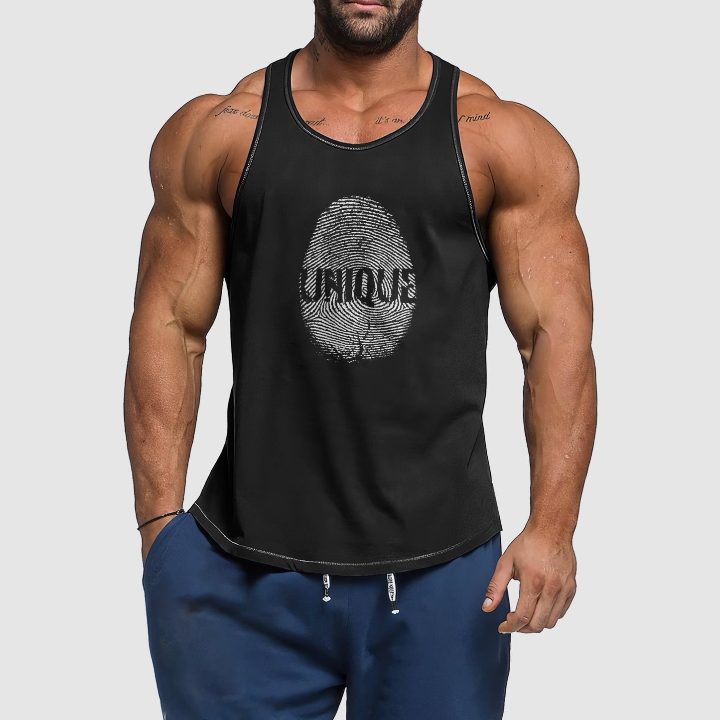 Ultimate Gym Tank Top for Men: Stay Cool and Comfy During Intense Workouts- TT02053
