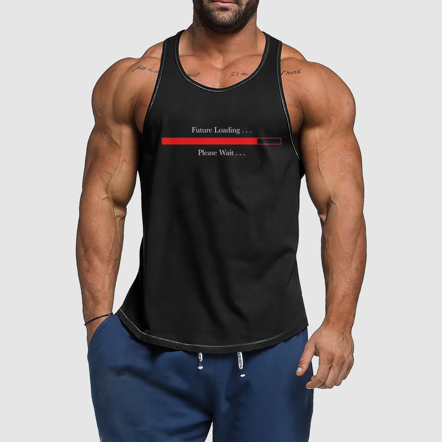 Ultimate Gym Tank Top for Men: Stay Cool and Comfy During Intense Workouts- TT02059