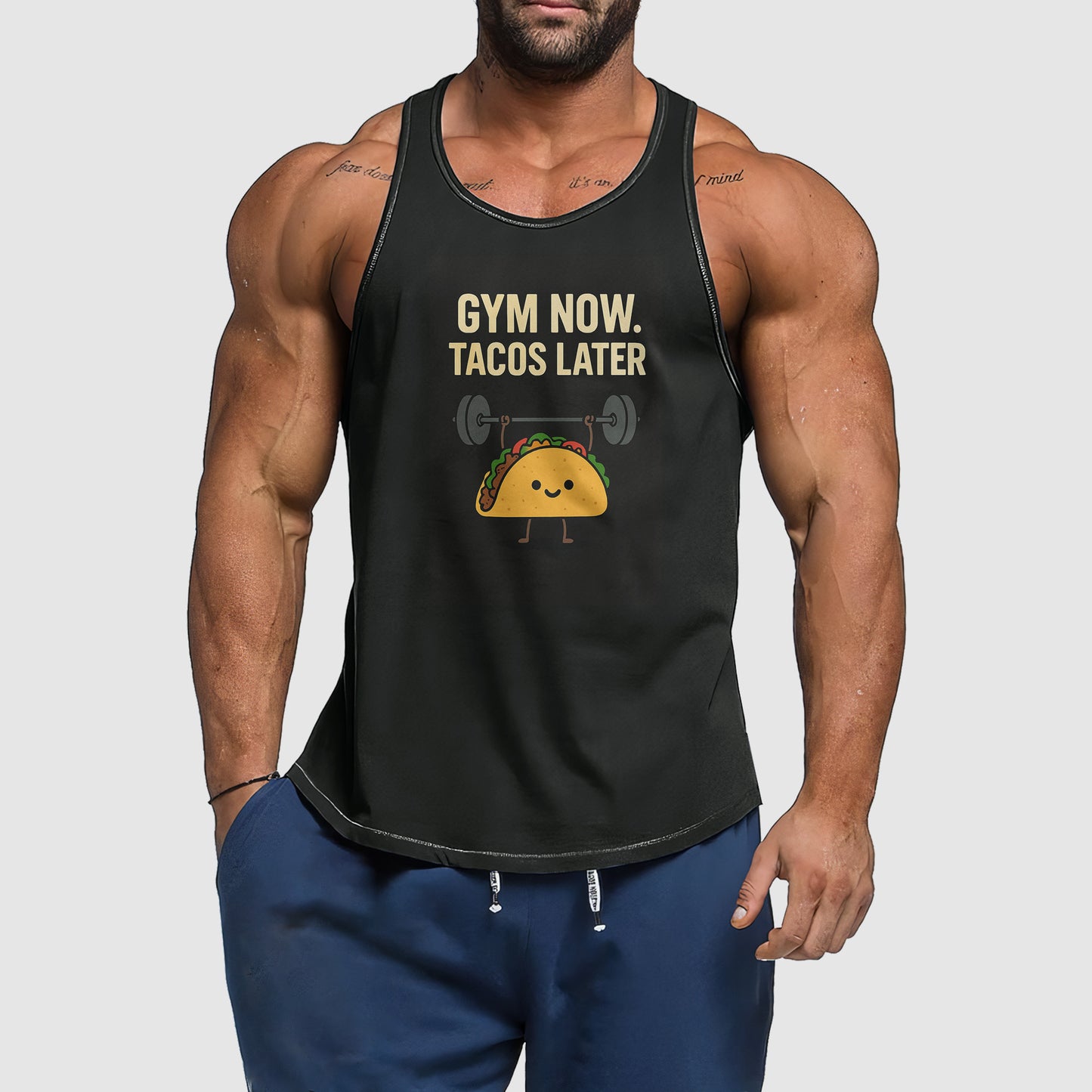 Ultimate Gym Tank Top for Men: Stay Cool and Comfy During Intense Workouts- TT02265