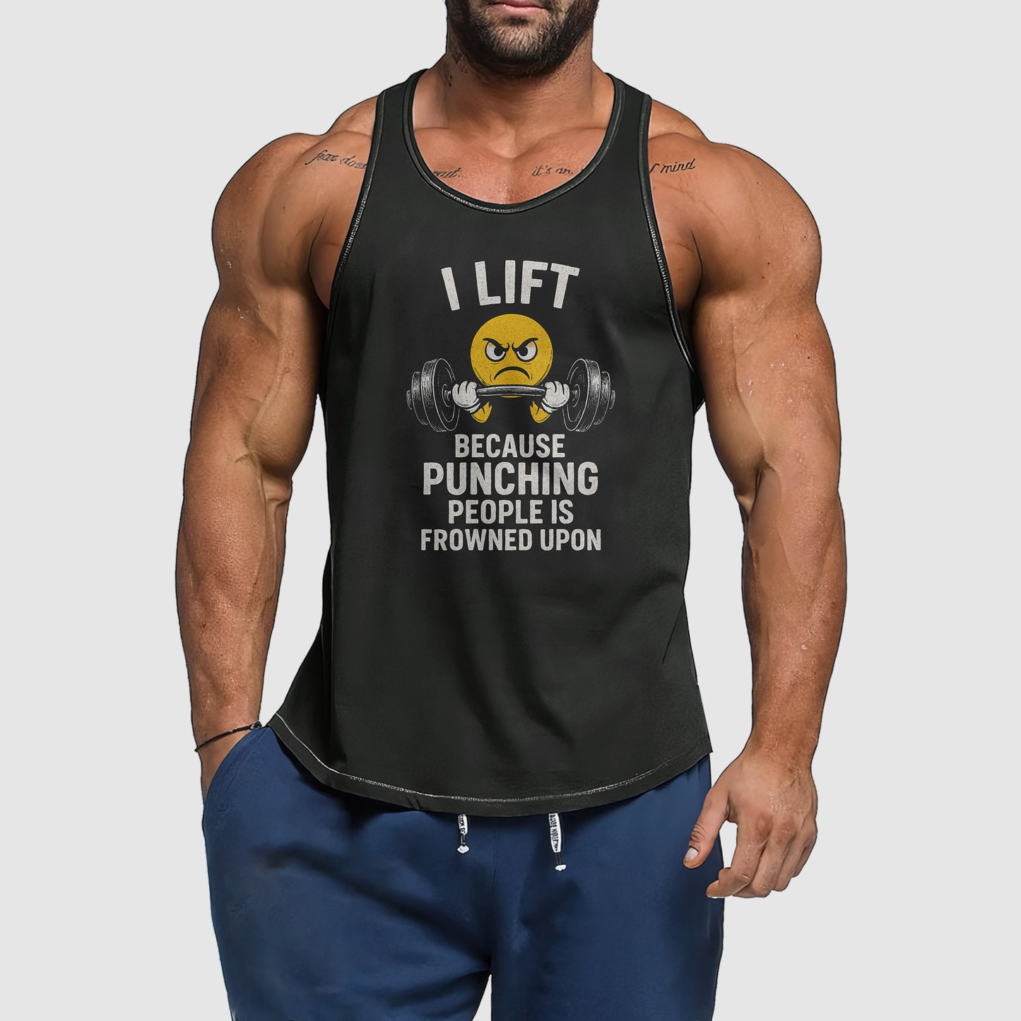 Ultimate Gym Tank Top for Men: Stay Cool and Comfy During Intense Workouts- TT02267