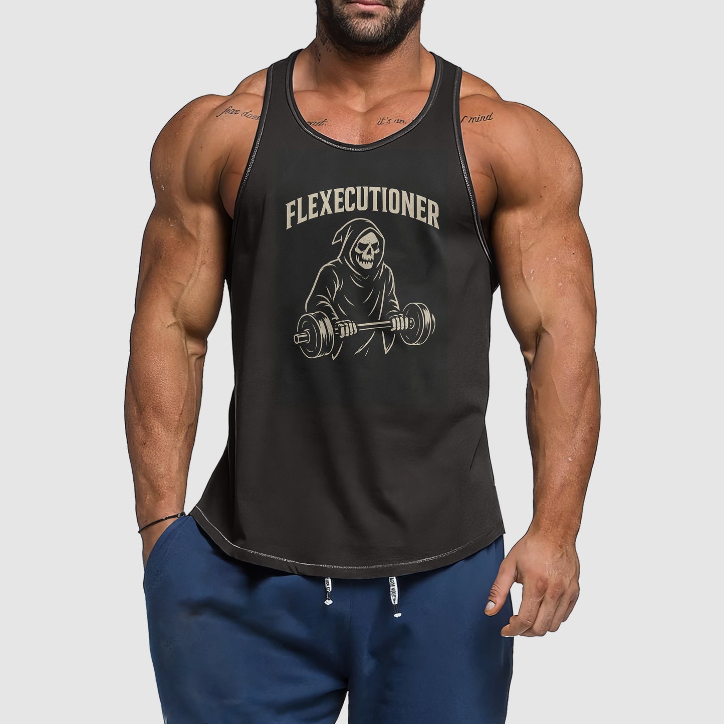 Ultimate Gym Tank Top for Men: Stay Cool and Comfy During Intense Workouts- TT02273