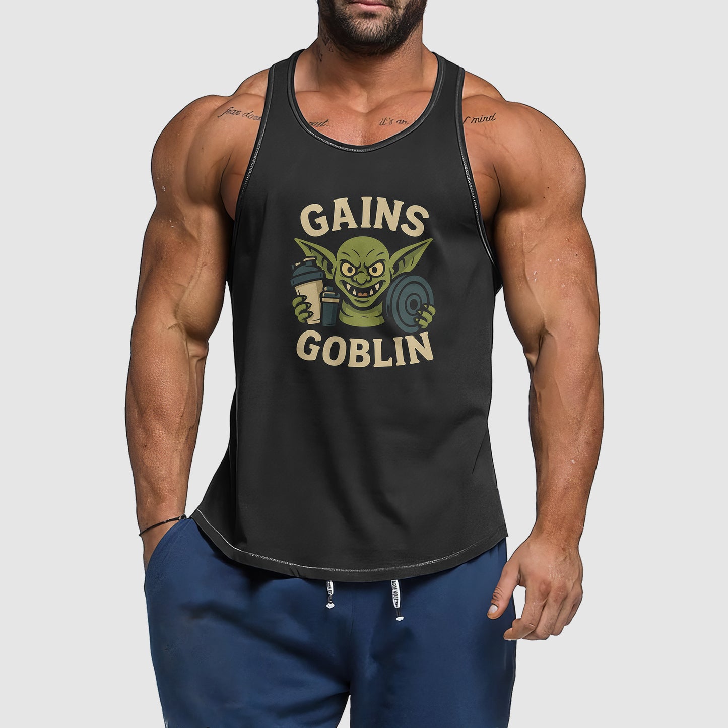 Ultimate Gym Tank Top for Men: Stay Cool and Comfy During Intense Workouts- TT02277