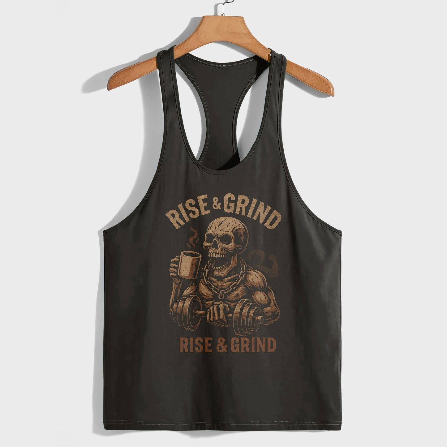 Skull 3D Racerback Tank Top- TT02306