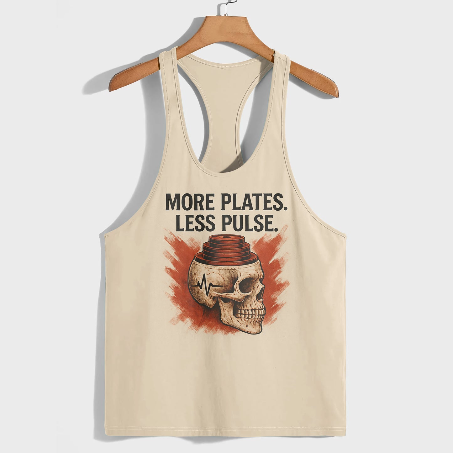 Skull 3D Racerback Tank Top- TT02309