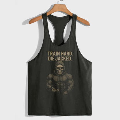 Skull 3D Racerback Tank Top- TT02315