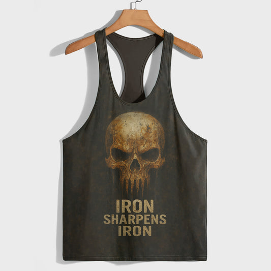 Skull 3D Racerback Tank Top- TT02325