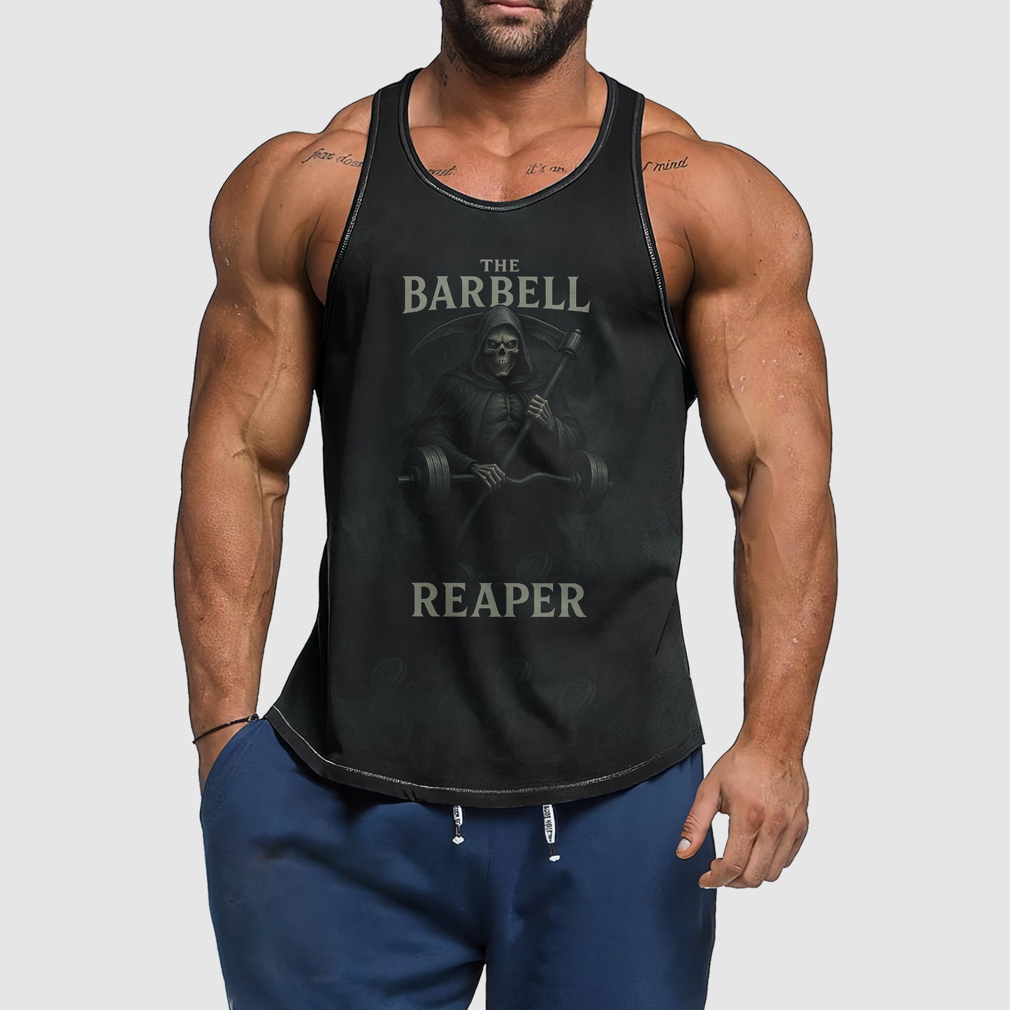 Ultimate Gym Tank Top for Men: Stay Cool and Comfy During Intense Workouts- TT02329
