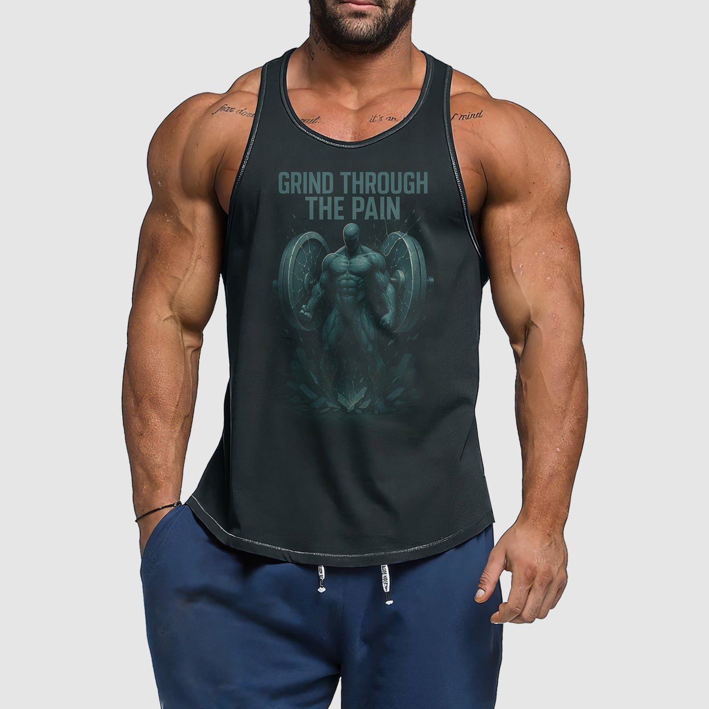 Ultimate Gym Tank Top for Men: Stay Cool and Comfy During Intense Workouts- TT02337