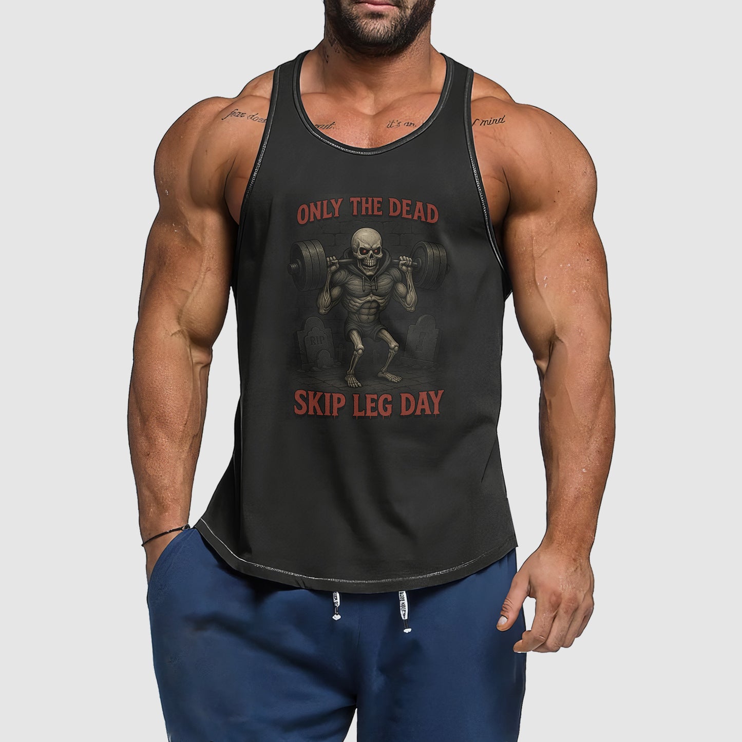 Ultimate Gym Tank Top for Men: Stay Cool and Comfy During Intense Workouts- TT02338