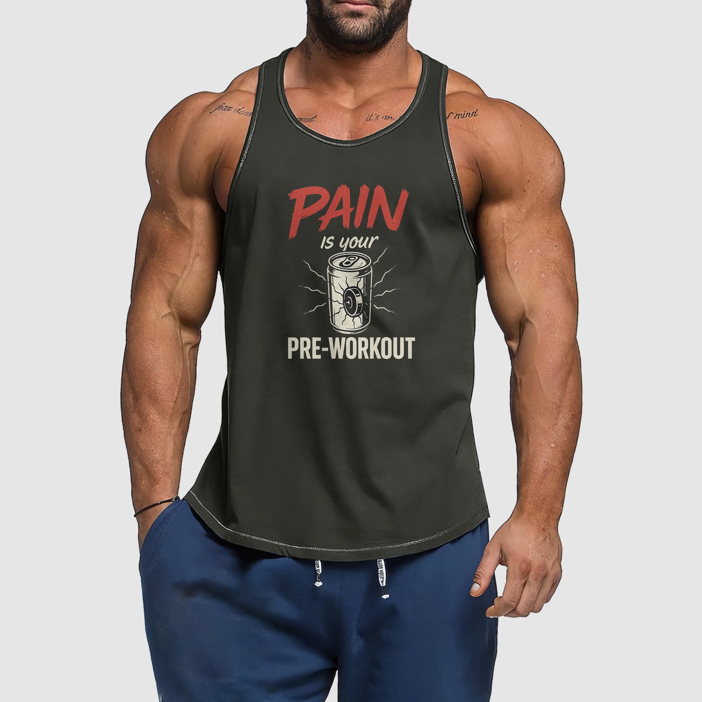 Ultimate Gym Tank Top for Men: Stay Cool and Comfy During Intense Workouts- TT02349