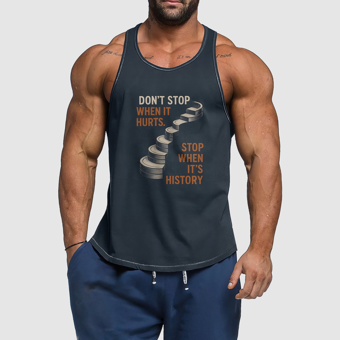 Ultimate Gym Tank Top for Men: Stay Cool and Comfy During Intense Workouts- TT02357
