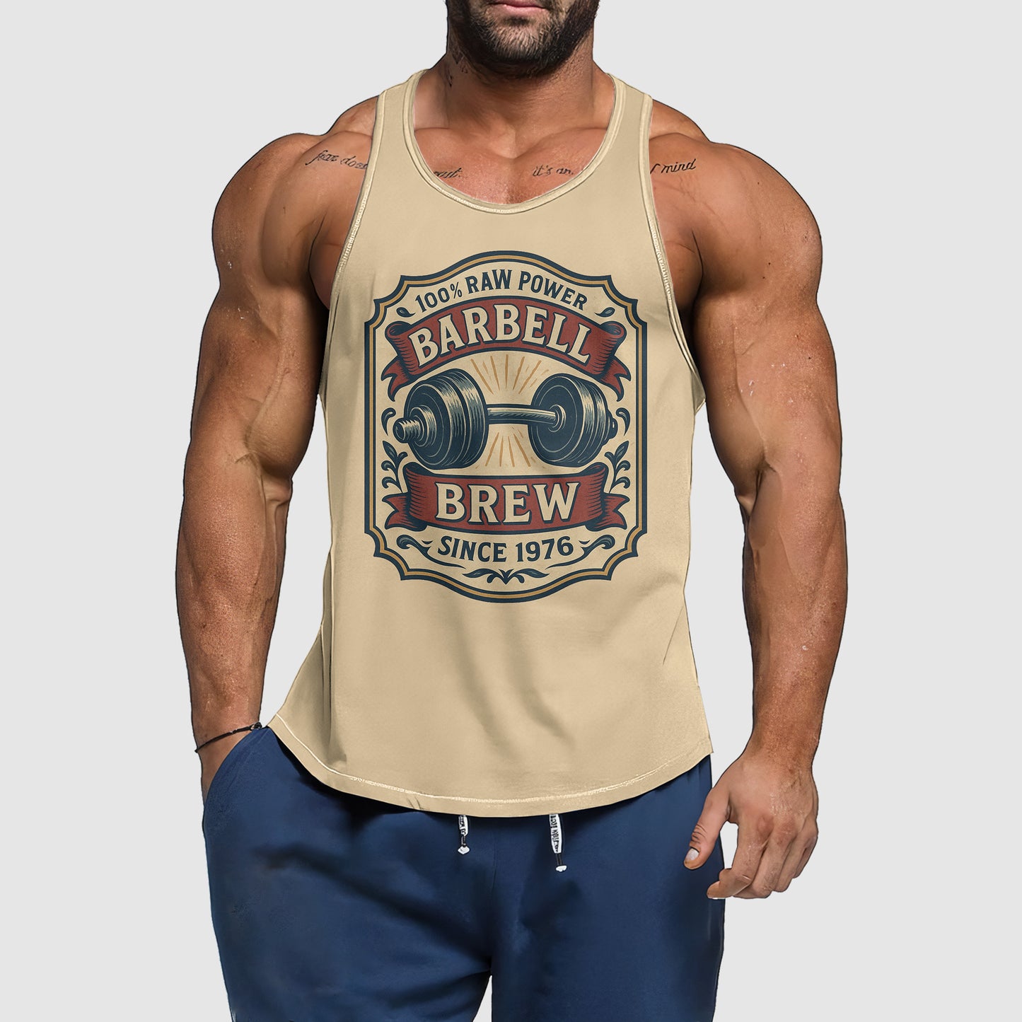 Ultimate Gym Tank Top for Men: Stay Cool and Comfy During Intense Workouts- TT02402