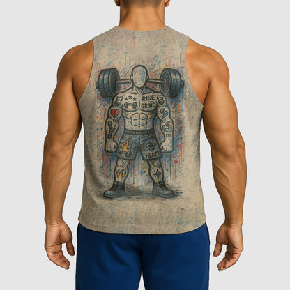 Ultimate Gym Tank Top for Men: Stay Cool and Comfy During Intense Workouts- TT02409