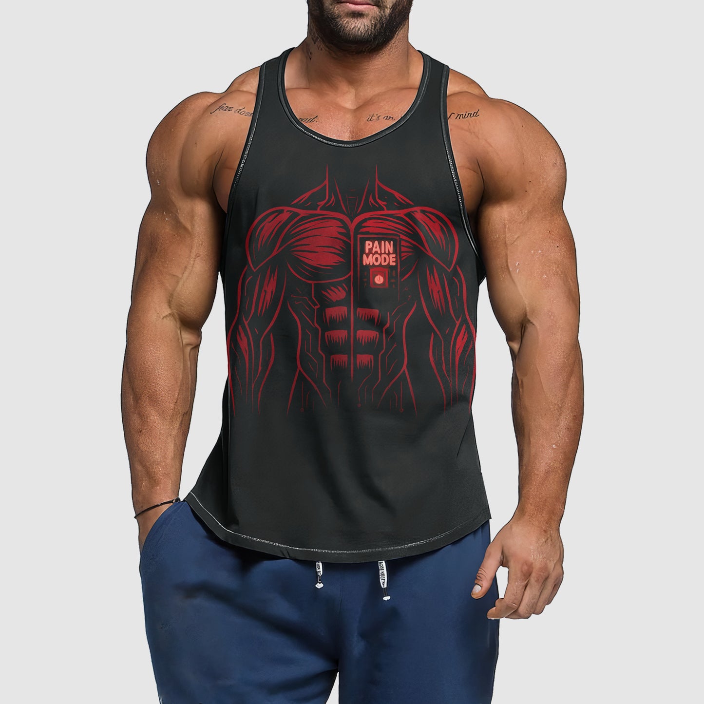 Ultimate Gym Tank Top for Men: Stay Cool and Comfy During Intense Workouts- TT02435