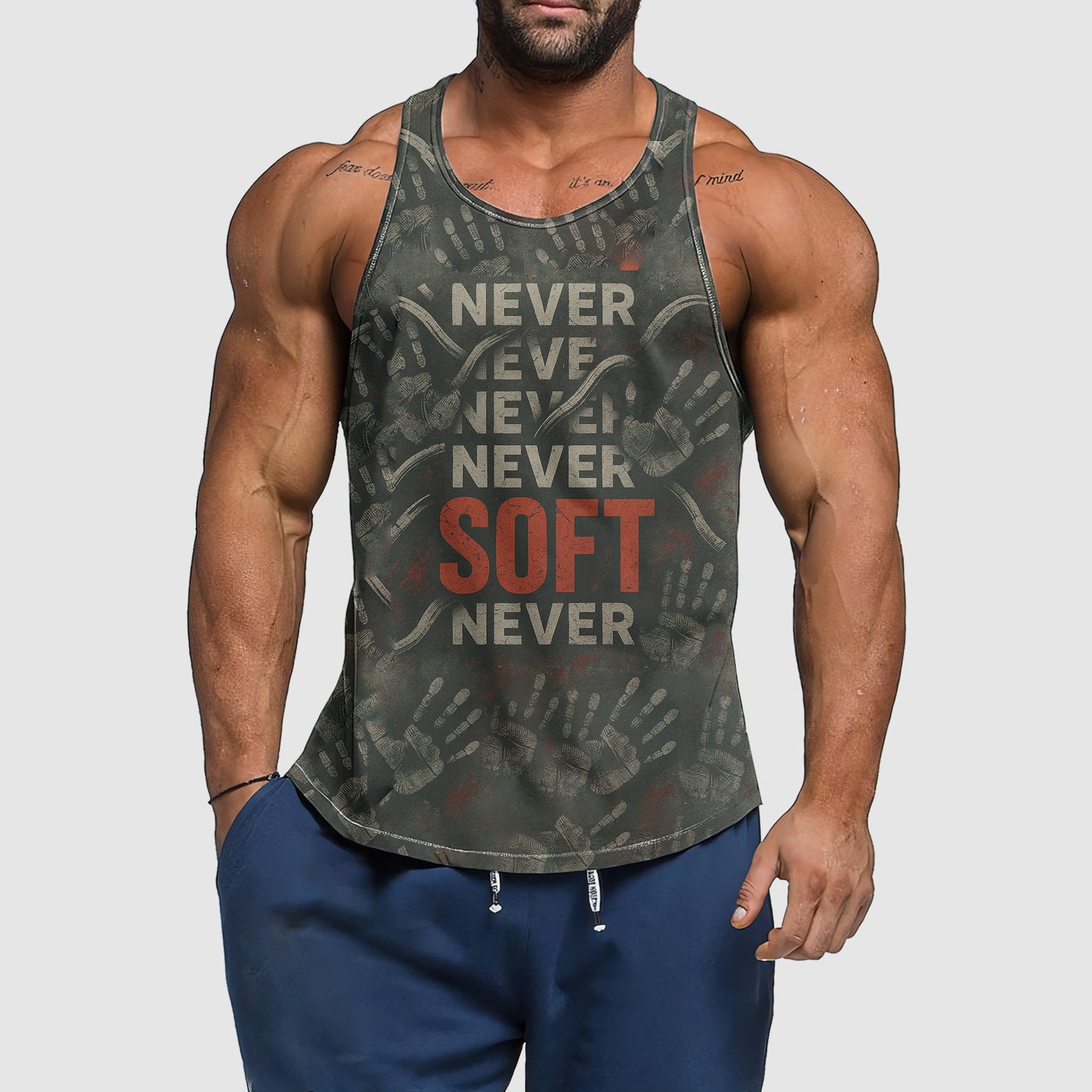 Ultimate Gym Tank Top for Men: Stay Cool and Comfy During Intense Workouts- TT02446