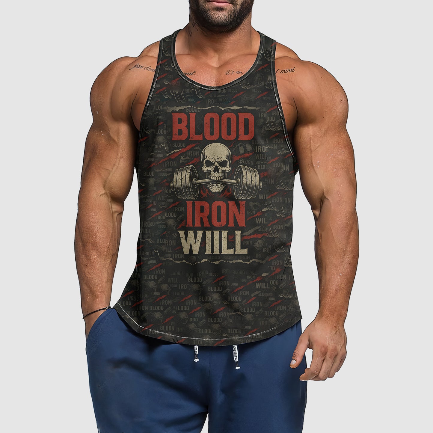 Ultimate Gym Tank Top for Men: Stay Cool and Comfy During Intense Workouts- TT02447