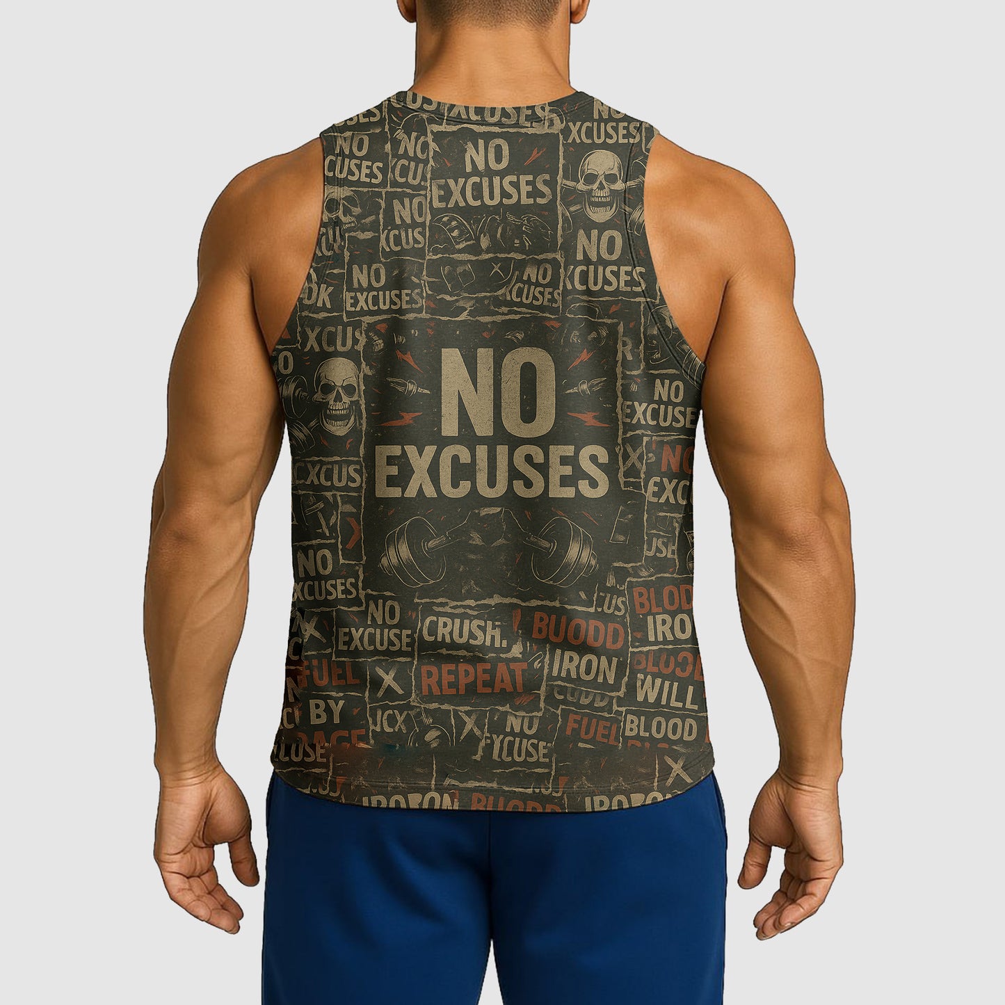 Ultimate Gym Tank Top for Men: Stay Cool and Comfy During Intense Workouts- TT02451