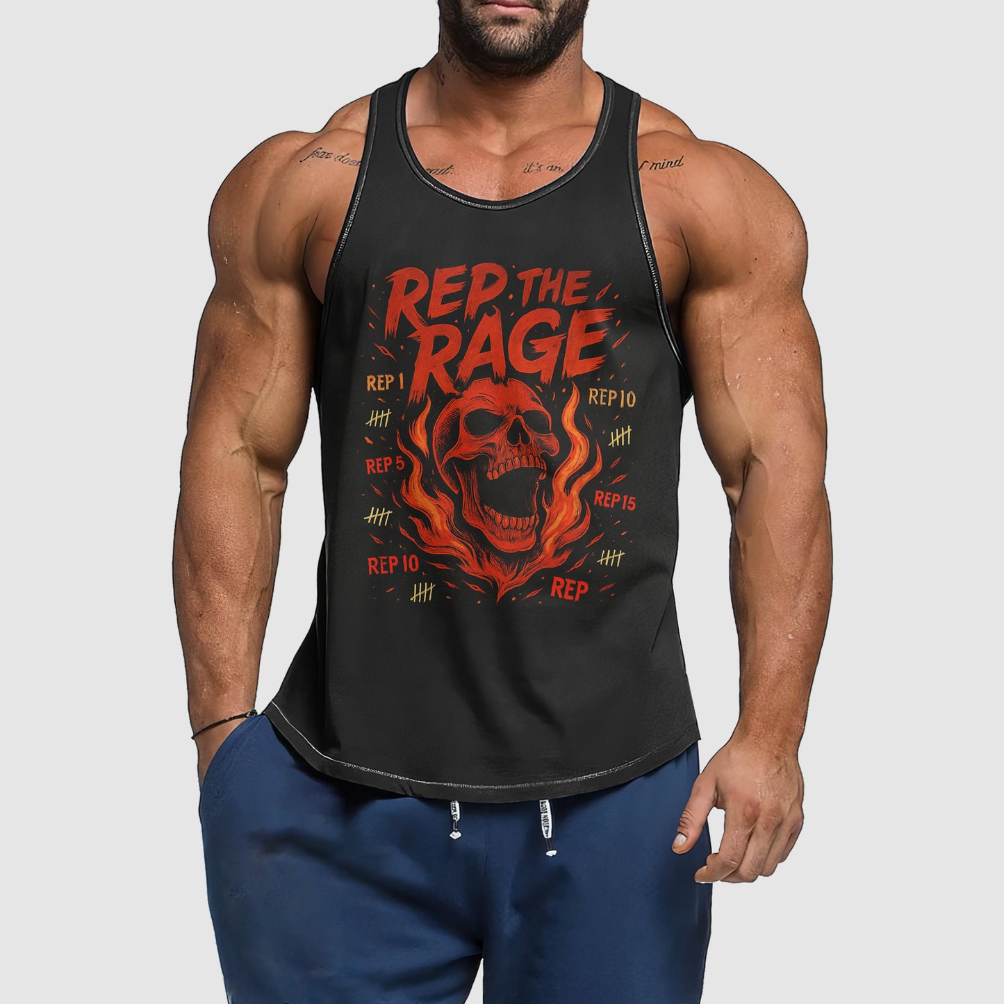Ultimate Gym Tank Top for Men: Stay Cool and Comfy During Intense Workouts- TT02455